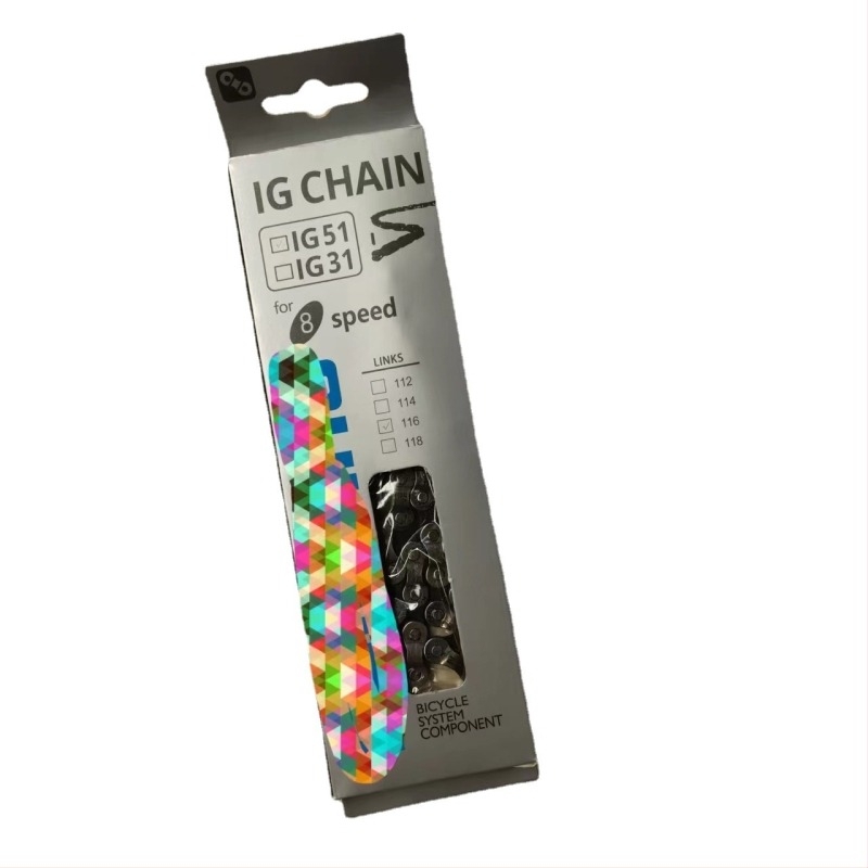 Αλυσίδα ποδηλάτου, 8-12 ταχύτητες, για ορεινά και δρόμικά ποδήλατα, 116 συνδέσμοι, ατσάλι