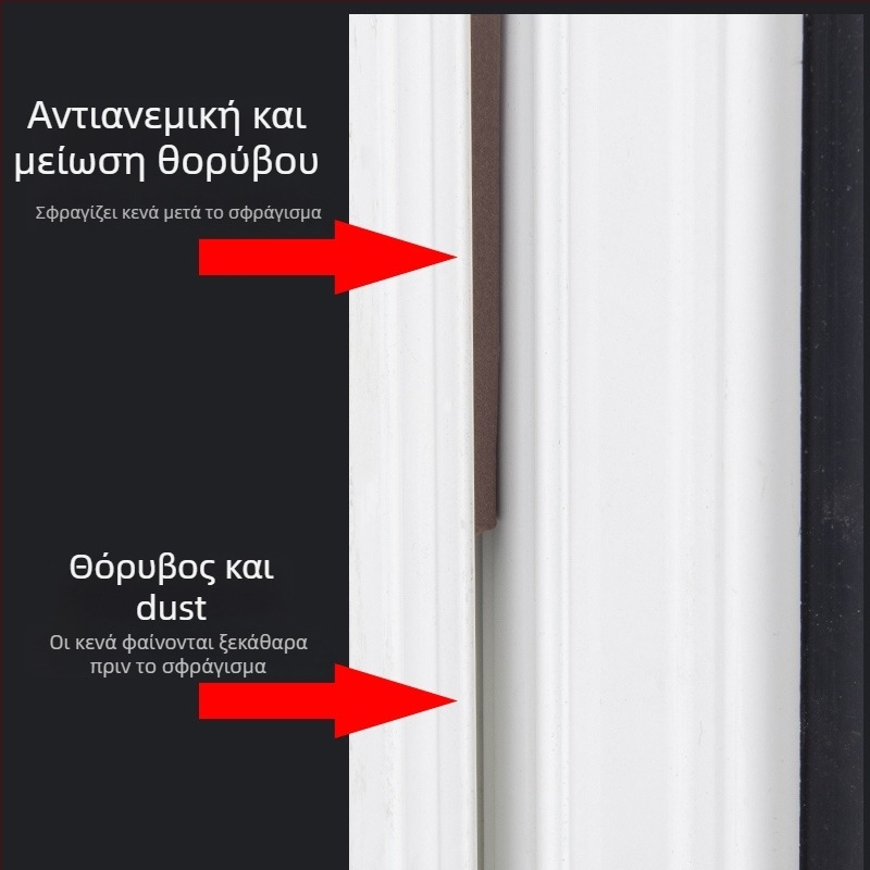 DEI μοντέλο στεγανοποιητικού φύλλου για κενά παραθύρων, για χρήση σε παράθυρα, Τύπος: Άλλο, Διαδικασία: Άλλο