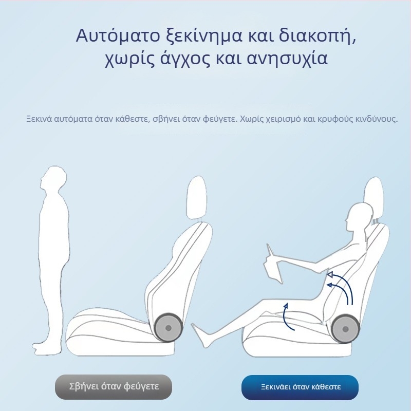 Κάθισμα αυτοκινήτου με εξαερισμό και ψύξη – καθολική εφαρμογή για πέντε θέσεις, αναπνεύσιμο, Υλικό: Άλλο