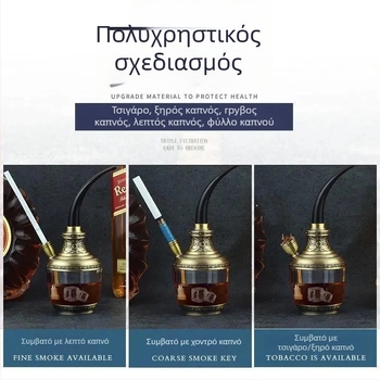 Ακρυλικός σωλήνας με αποσπώμενο και πλενόμενο σχέδιο, φορητός, στόμιο φιλτρου με τρεις λειτουργίες