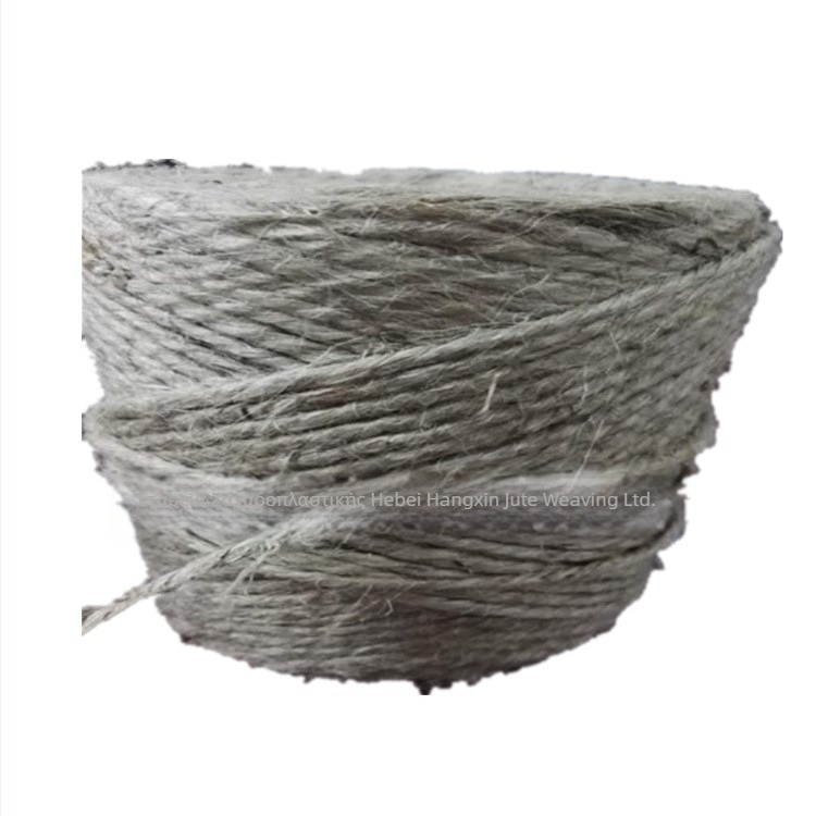 Σχοινί κάνναβης τρίων νημάτων για μηχανές δέσμευσης, 3 mm, Hangxin Linen