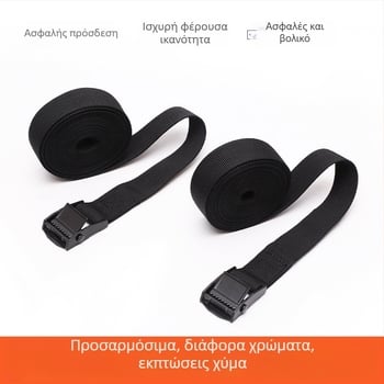 2,5 cm πλάτους ιμάντας στερέωσης φορτίου αυτοκινήτου με αγκράφα από κράμα ψευδαργύρου