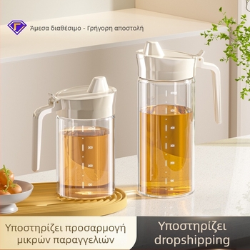 Γυάλινο μπουκάλι λαδιού, χωρίς σταγόνες, ανθεκτικό στη διαρροή, μεγάλη χωρητικότητα, μπουκάλι καρυκευμάτων σε ιαπωνικό στυλ