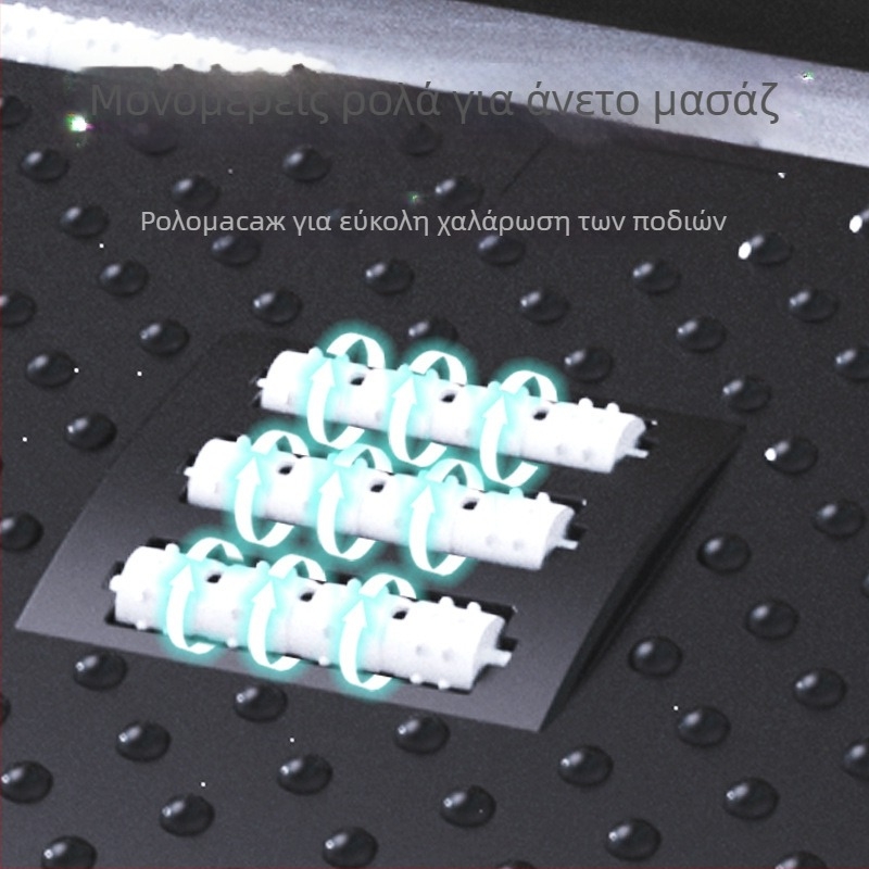 Γραφείου πόδι σκαμπό με πλαστικό υλικό, βάση με πέντε τροχούς, μασάζ και ανύψωση, για παιδιά, ενήλικες και ηλικιωμένους