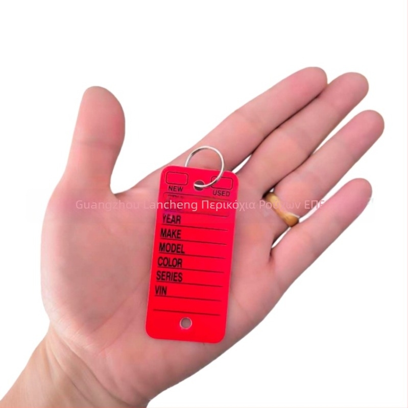 Κλειδοθήκη εγγραφής αυτοκινήτου και μοτοσικλέτας, πλαστικό+μέταλλο, αδιάβροχη, με δαχτυλίδι κλειδιών και στυλό, για καταστήματα 4S/επισκευαστικά συνεργεία/προσωπική χρήση