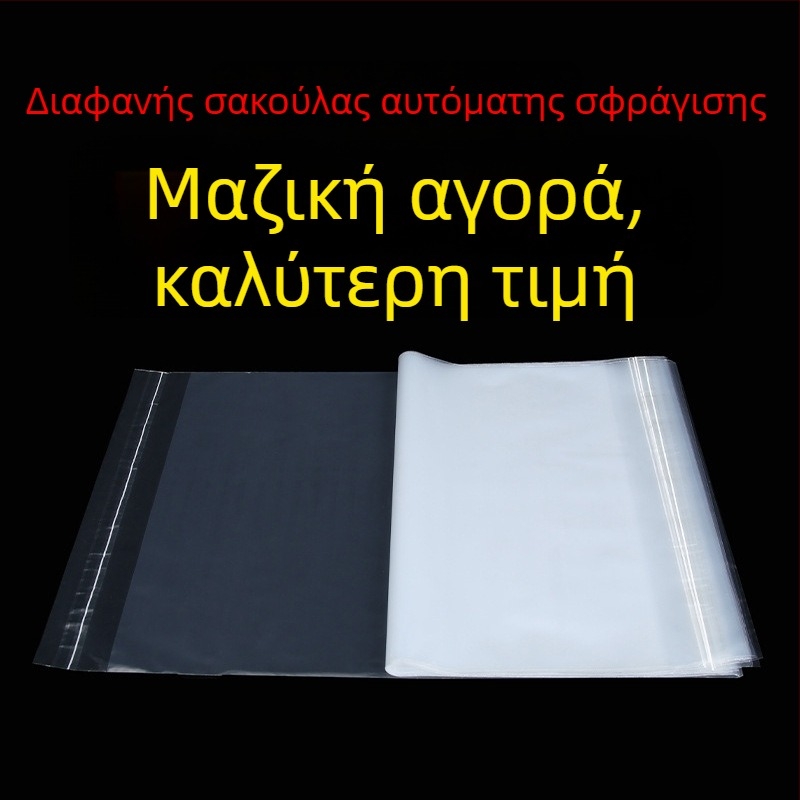 Διάφανη αυτοκόλλητη σακούλα με φερμουάρ για αποθήκευση εσωρούχων και ενδυμάτων