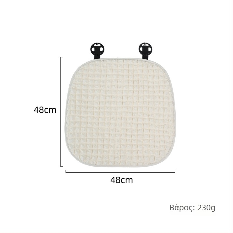 Μαξιλάρι καθίσματος αυτοκινήτου, κατάλληλο για όλες τις εποχές, απαλή επιφάνεια, γέμισμα από συνθετικές ίνες, κάλυμμα πίσω καθίσματος σε ένα κομμάτι