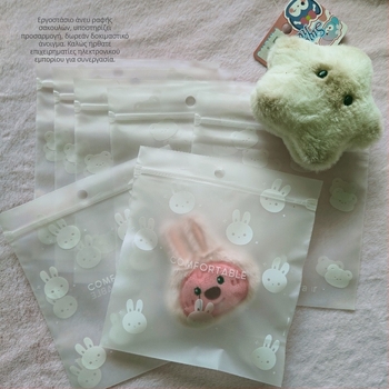 Ling Ling Θήκη Αποθήκευσης Ταξιδιού με Αυτοσφραγιζόμενο Ματ Φινίρισμα, Διακόσμηση με Γλυκό Λαγουδάκι και Αρκούδα για Εσώρουχα — Αριθμός Προϊόντος 2025072501, Προέλευση Zhejiang Yiwu, Διασυνοριακή Εξαγωγή