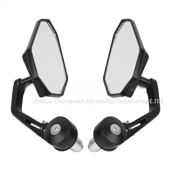 Καθρέπτης οπισθοπορίας μοτοσικλέτας - RM112, τετράγωνος καθρέπτης, ρυθμιζόμενος καμπύλος βραχίονας, καθολική εφαρμογή