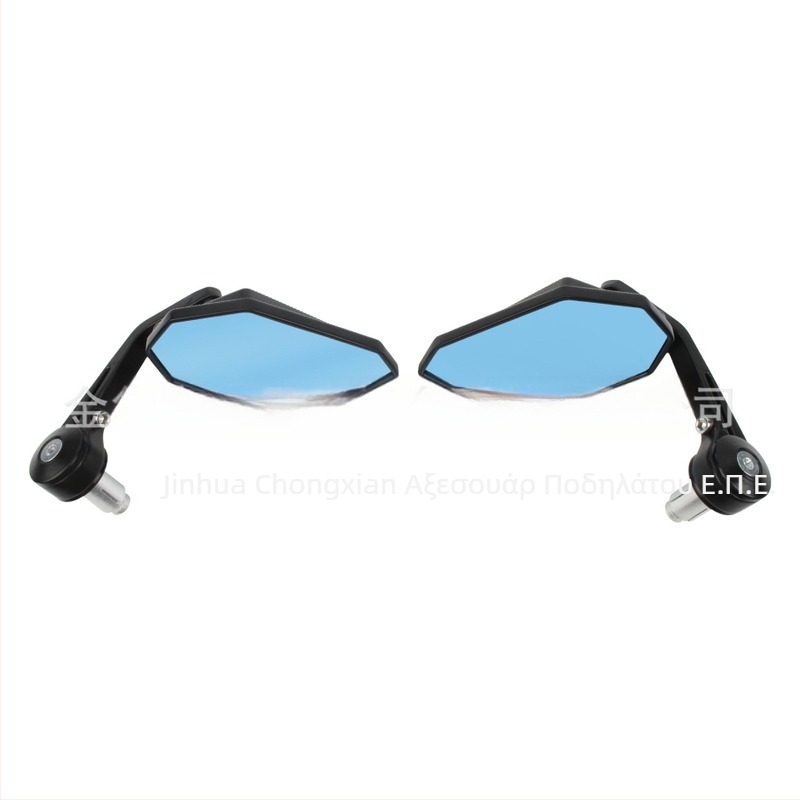 Καθρέπτης οπισθοπορίας μοτοσικλέτας - RM112, τετράγωνος καθρέπτης, ρυθμιζόμενος καμπύλος βραχίονας, καθολική εφαρμογή