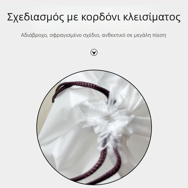 Τσάντα αποθήκευσης με κορδόνι σε θέμα αρκούδας, διπλού στρώματος κατασκευή, ματ φινίρισμα, για παπούτσια, ρούχα και καλλυντικά ταξιδιού