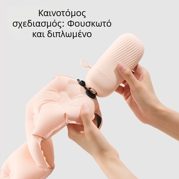 EVERYTHINK U-σχήματος ταξιδιωτικό μαξιλάρι για τον λαιμό με μνήμης αφρού, ύφασμα Spandex-cotton, ελαφρύ κάτω από 0,5 kg