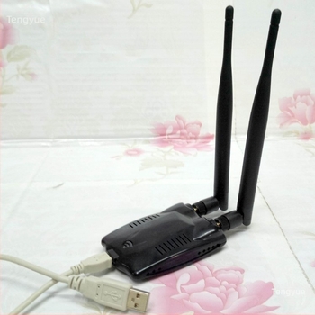 Ασύρματη USB κάρτα δικτύου AR9271 με θήκη διπλής κεραίας; 10/100/1000 Mbps, USB, Ethernet; χωρίς οδηγούς Windows 10, Linux, Kali