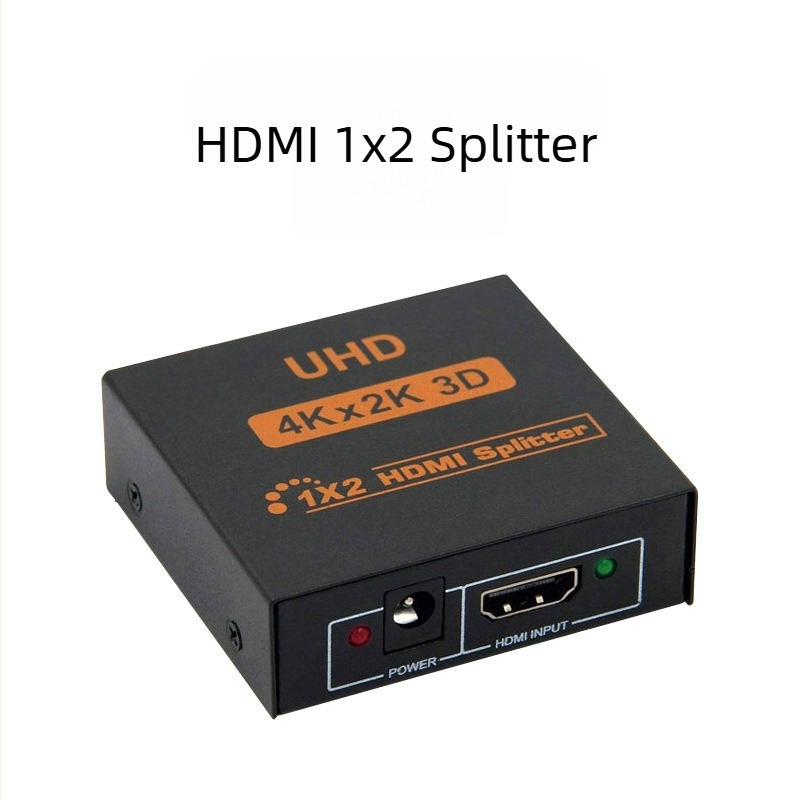 HDMI διαχωριστής 1x2 - 4Kx2K, 3D, Liandake, Τροφοδοσία 5V