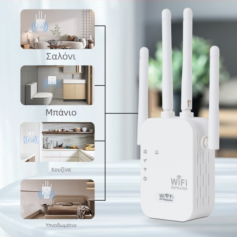 Ενισχυτής σήματος WiFi LCX-012 – 802.11ac, απόσταση 20 μ., Gigabit ταχύτητες, οικιακός ασύρματος δρομολογητής