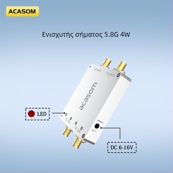 ACASOM μονάδα σήματος με διπλή είσοδο και διπλή έξοδο, 5.8 GHz, διαθέσιμη παραμετροποίηση, προέλευση Jiangsu