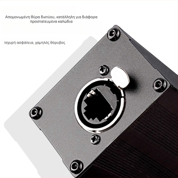 Maojia προσαρμογέας ήχου RJ45 σε 4 κανάλια XLR, Plug‑and‑Play επεκτειτής σήματος, ROHS, περίβλημα από νάιλον με νάιλον πλέγμα καλωδίου, -40°C έως 105°C