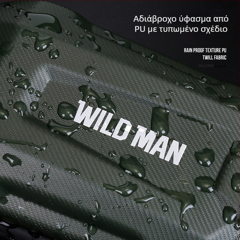 Τσαντάκι σέλας ποδηλάτου - PU+EVA+polyester; 0.8L; μοντέλο GD700; μάρκα WILD MAN; για αποθήκευση μικρών αντικειμένων και γκάτζετ