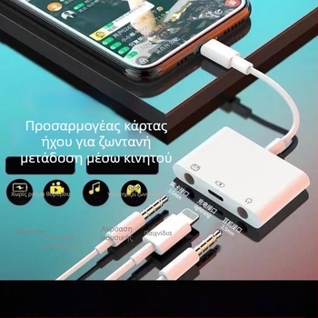 Μετατροπέας ήχου Type-C για iPhone, Huawei και Xiaomi