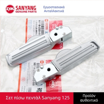 SHEX 125 πίσω υποπόδιο μοτοσικλέτας – κράμα αλουμινίου, ηλεκτροπλατίωση