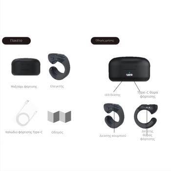 Ασύρματο Bluetooth απομακρυσμένο χειριστήριο για smartphones – δαχτυλίδι για selfie, μοντέλο TP-1, Bluetooth 5.0, ABS, 35 g, λειτουργία ύπνου με ένα κουμπί και έλεγχος έντασης ήχου