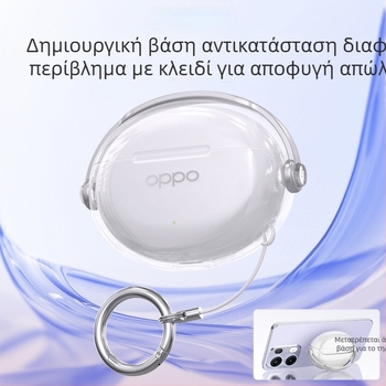 Θήκη ακουστικών για Oppo/OnePlus Enco X3 και Enco Air4Pro – TPU+PC, πολυλειτουργική φορητή μαλακή θήκη, κατασκευασμένη με έγχυση και επίστρωση, με δυνατότητα προσαρμογής