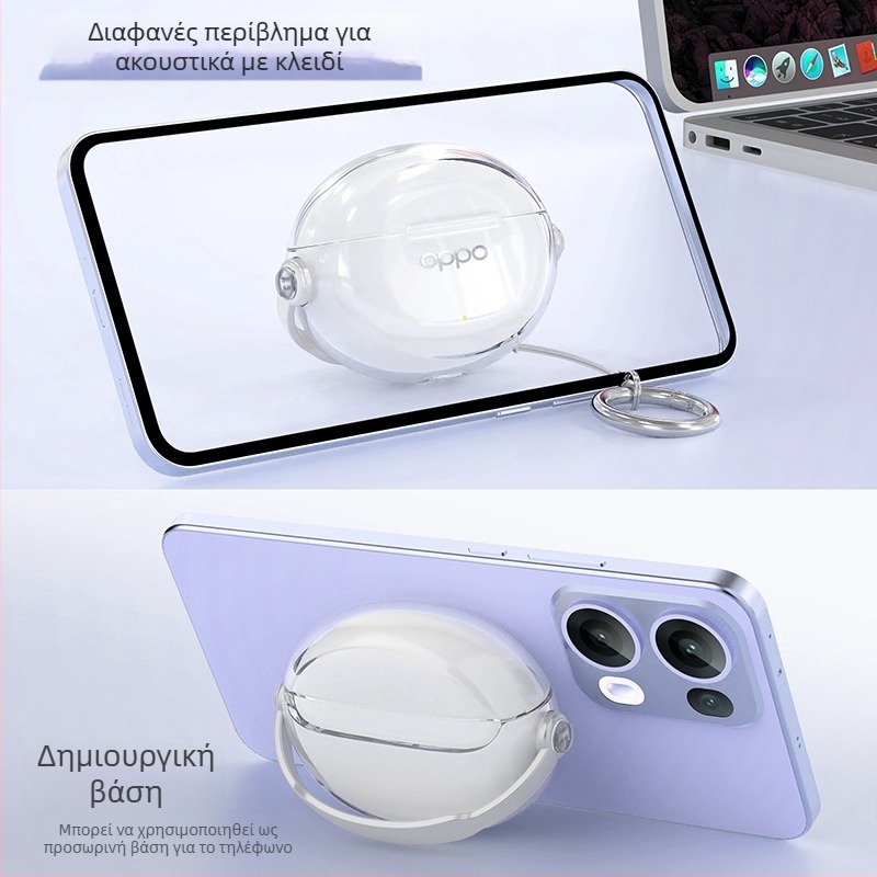 Θήκη ακουστικών για Oppo/OnePlus Enco X3 και Enco Air4Pro – TPU+PC, πολυλειτουργική φορητή μαλακή θήκη, κατασκευασμένη με έγχυση και επίστρωση, με δυνατότητα προσαρμογής