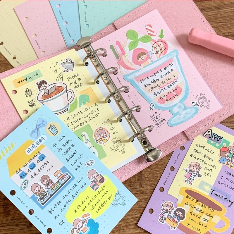 Αναπλήρωση σημειωματάριου με ειδικό χαρτί, στυλ καρτούν, IP: Δημιουργία Τέχνης και Πολιτισμού