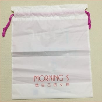 Θολωτή CPE σακούλα με κορδόνι για αποθήκευση πετσέτας, κάλτσες και ρούχων; διπλού σχεδίου; πάχος διπλού στρώματος 15 Silk; Μάρκα Autonomy