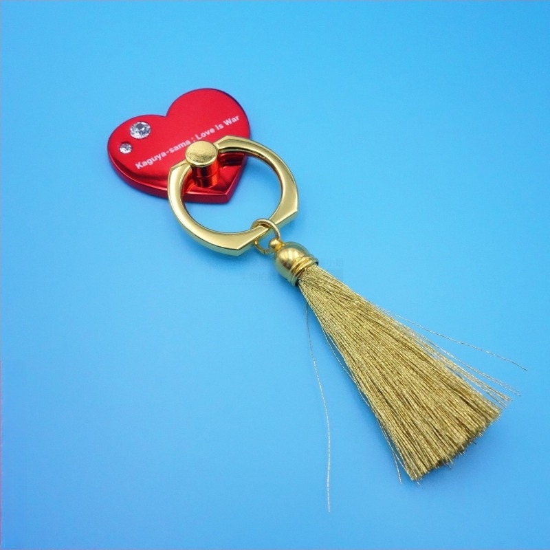 Κράτημα δαχτυλιδιού τηλεφώνου σε σχήμα καρδιάς από κράμα ψευδάργύρου, περιστρεφόμενη βάση