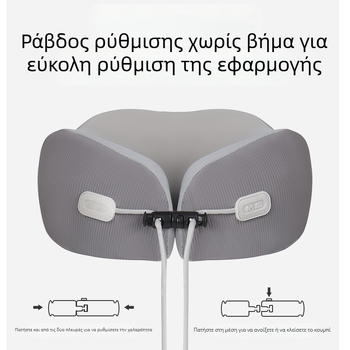 Μαξιλάρι αυχένα σε σχήμα U με memory foam για ταξίδια και γραφείο, ενήλικες, OEM, βάρος κάτω από 0,5 kg, κάλυμμα από χημικές ίνες