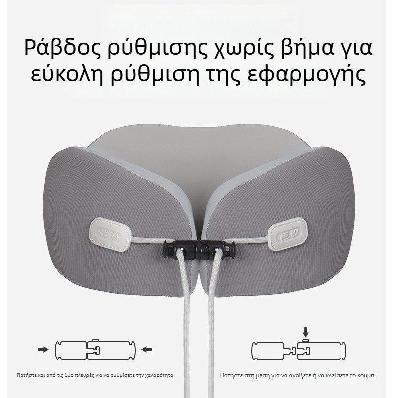 Μαξιλάρι αυχένα σε σχήμα U με memory foam για ταξίδια και γραφείο, ενήλικες, OEM, βάρος κάτω από 0,5 kg, κάλυμμα από χημικές ίνες