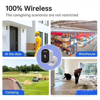 Ασύρματη κάμερα με μπαταρία, ανάλυση 3MP/2K, φακός 4mm, υπέρυθρη νυχτερινή όραση έως 15μ, εσωτερική/εξωτερική χρήση