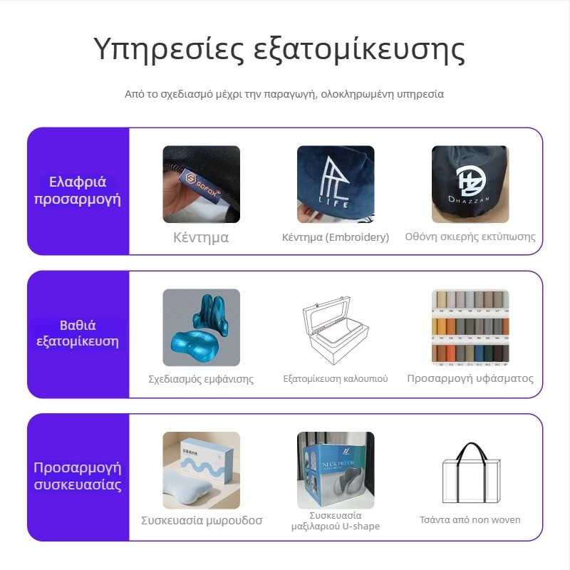 Μαξιλάρι αυχένα από αφρό μνήμης, U-σχήματος, φορητό ταξιδιωτικό μαξιλάρι, προσαρμόσιμο για ενήλικες, ύψος 10.1–15 cm, βάρος 0–0.5 kg