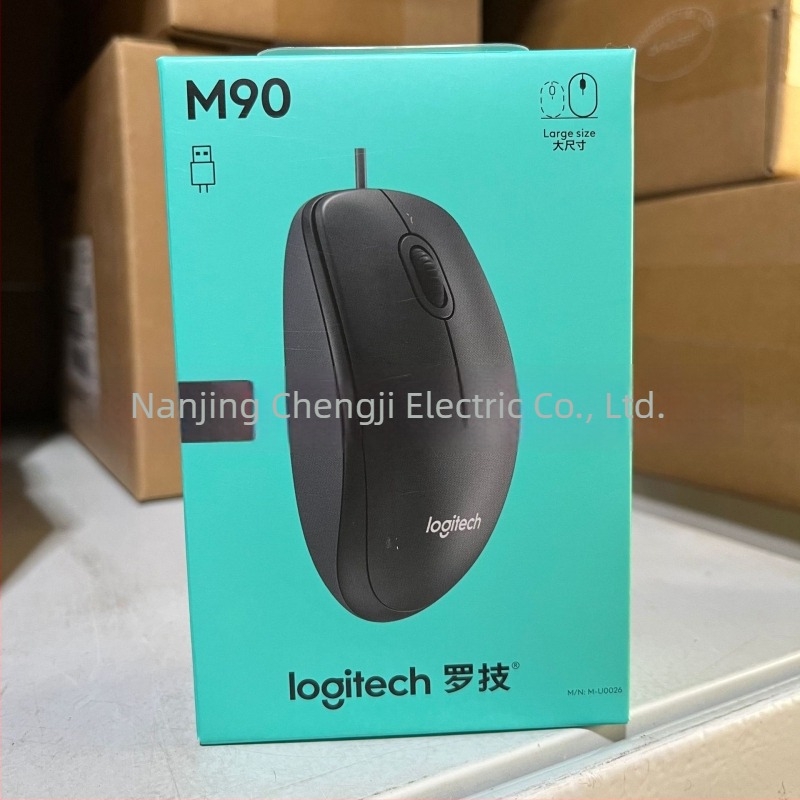 Logitech M90 ποντίκι USB οπτικό, 1000 DPI, 3 κουμπιά, ενσύρματο, Plug-and-Play