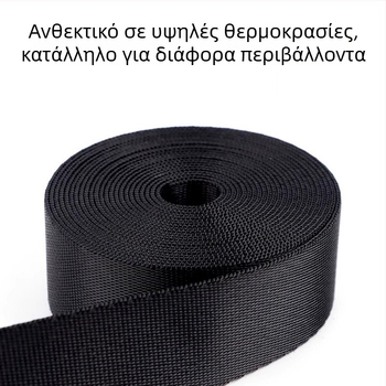 Νάιλον ιμάντας πρόσδεσης φορτίου με μηχανισμό ράτσετ, χωρίς γάντζο / διπλός γάντζος, μάρκα Buntu