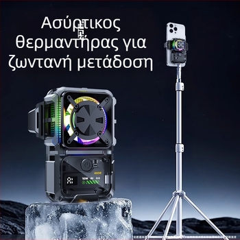 Ασύρματος ψύκτης κινητού με θερμοηλεκτρική ψύξη, DL23, 15W, Type-C, 124 g, πλαστικό