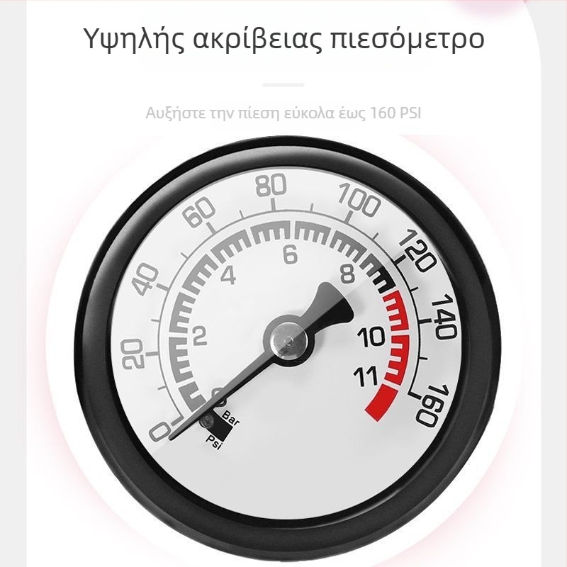 Χειροκίνητος αντλητήρας αέρα για ποδήλατα και μπάσκετ – οικιακή χρήση, καθολική συμβατότητα