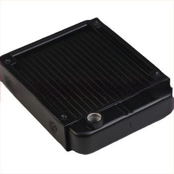 CPU ψύκτης νερού, αλουμινένιο σώμα, 18 σωλήνες, 120 mm βιδωτή θύρα