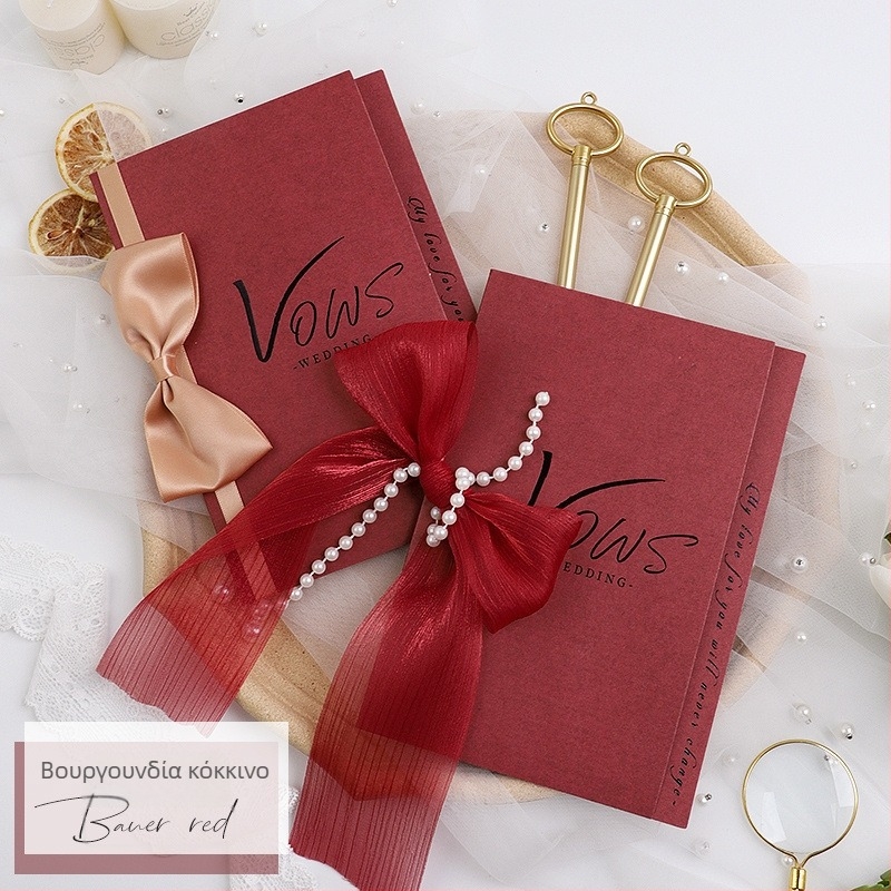 Κάρτα όρκων γάμου — χειρόγραφη ρομαντική, ευρωπαϊκό στιλ με μελάνι; Μάρκα: Unique; Υλικό: Άλλο; Τέχνη: Άλλο; Κατηγορία: Ευχετήρια κάρτα