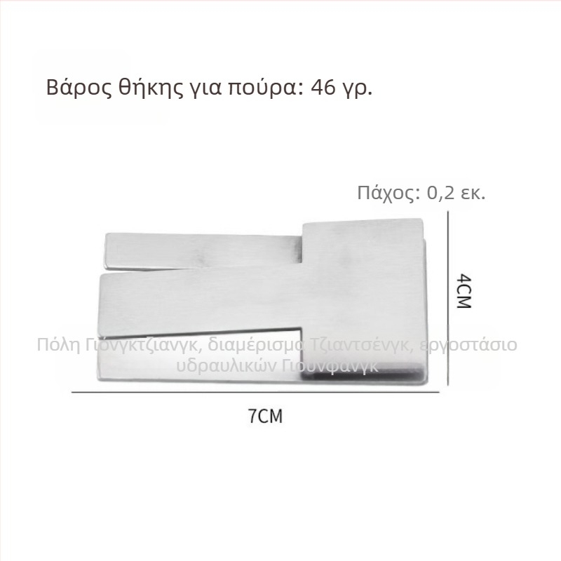 Ανοξείδωτο στήριγμα πούρων, φορητό αναδιπλούμενο, χειροποίητο, προσαρμόσιμο, απλό στιλ ελαφριάς πολυτέλειας