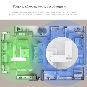 WiFi επαναλήπτης με τροφοδοσία USB, δρομολογητής μοντέλο K252, 802.11n, εμβέλεια μετάδοσης 50 m για οικιακό δίκτυο