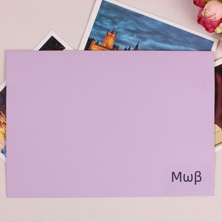Fuxing Δυτικού στυλ φάκελος No.7/C5, υλικό Color Card, εκτυπωμένο λογότυπο και δυνατότητα προσαρμογής