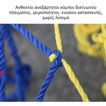 Νάιλον προστατευτικό δίχτυ για μπαλκόνι – διακοσμητικό, προστασία από πτώσεις, κατάλληλο για μπαλκόνια, παιδικές χαρές και σκάλες (Νάιλον νήμα; χρήση: μπαλκόνι, παιδική χαρά, σκάλες)