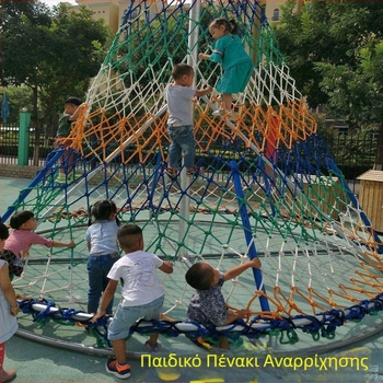 Δίκτυο αναρρίχησης για εξωτερική παιδική χαρά, νάιλον δίκτυο ασφάλειας, μοντέλο: Δίκτυο αναρρίχησης; Λειτουργία: αναρρίχηση και προστατευτική διακόσμηση; Χρήση: εξωτερική