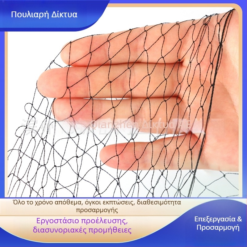 Προστατευτικό νάιλον δίχτυ για πτηνά σε οπωρώνες, γεωργικές εκτάσεις και ιχθυοδεξαμενές — Zhenyue