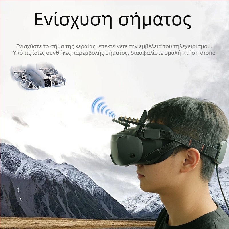 CQT Yagi κεραία για FPV γυαλιά A1/NEO2 – ABS + Χαλκός, σετ