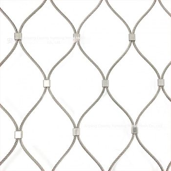Ανοξείδωτο μεταλλικό πλέγμα αναρρίχησης, διαμαντοειδές πλέγμα, προστασία από πτώσεις, για πάρκα, ζωολογικούς κήπους, ξενοδοχεία και εμπορικά κέντρα