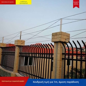 Δίκτυ ασφαλείας από αγκαθωτό σύρμα για φράχτη, χαμηλού άνθρακα ατσάλι, διπλή υφή/διπλή πλέξη, διάμετρος 2,0–2,8 мм, εφελκυστική αντοχή 150