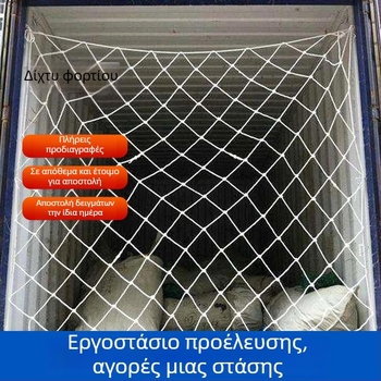 Πλέγμα προστασίας κοντέινερ με ενισχυμένα άκρα; ναϊλον ενισχυμένο πλέγμα για φορτηγά; πλέγμα σφράγισης οχήματος